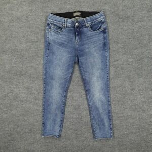 Torrid Bombshell Skinny Jeans Womens 14 Blue Medium Wash Stretch Denim Mid Rise